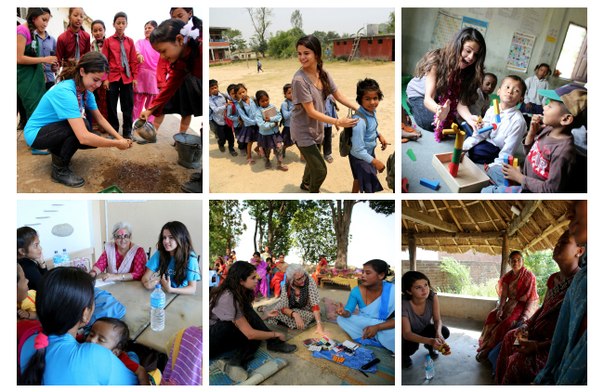 Selena Gomez in Nepal