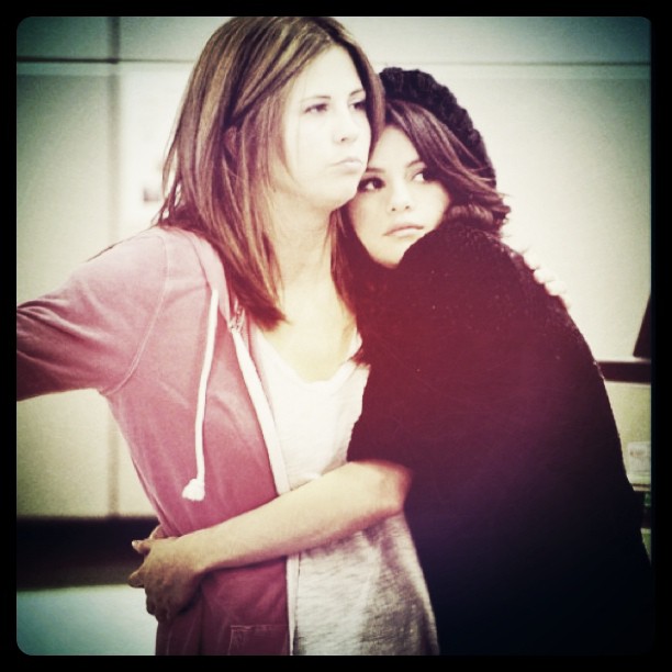 Selena Gomez with mom