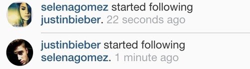 Jelena started following each other