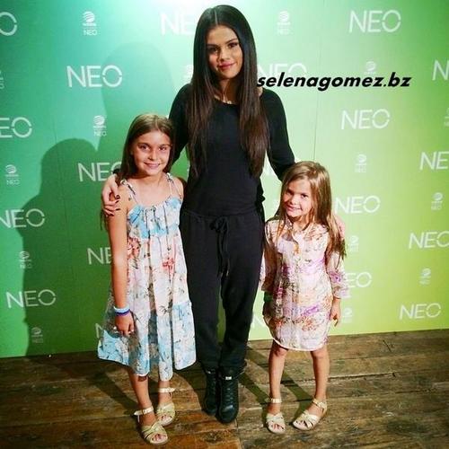 Selena Gomez with her fans on Meet&Greet in NY for Neorunway 2014 