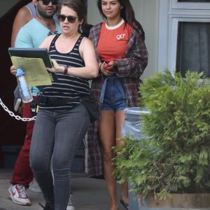 12 Июля Селена на съемках нового фильма про зомби в Нью-Йорке