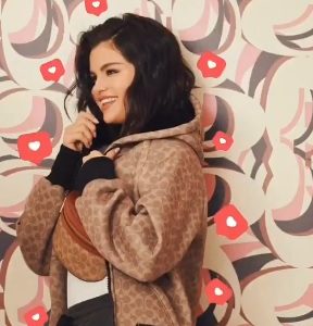 22 Марта Селена в истории Инстаграма Coach