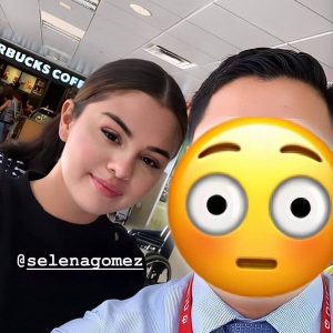 30 июня новое фото Селены с фанатом в Мексике