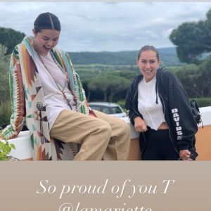 8 Августа Селена в истории Инстаграма