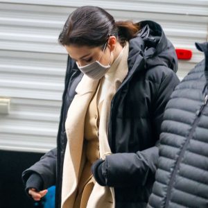 10 Февраля Селена в Нью-Йорке на съемках «Only Murders in The Building»