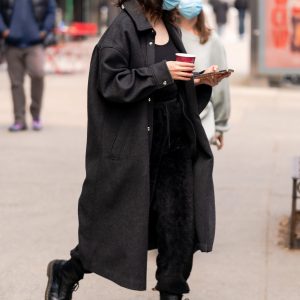 9 Апреля Селена на съемках сериала «Only Murders In The Building» в Нью-Йорке