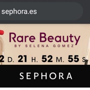 28 Июня Sephora разместили обратный отсчет до выхода косметики Rare Beauty