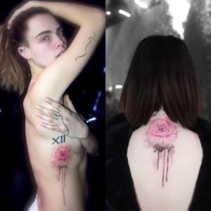 29 Декабря: Селена и Кара Делевинь сделали одинаковые татуировки