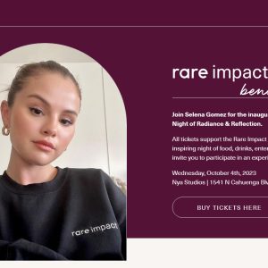 11 Августа: Селена будет ведущей первого благотворительного вечера ‘The Rare Impact Fund Benefit’