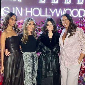 16 Ноября: Селена, Зои Салдана и Карла София Гаскон на мероприятии ‘Netflix x Elle Latinas In Hollywood’