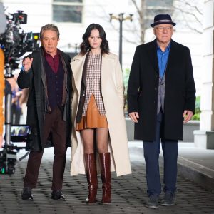 10 Апреля: Селена замечена на съемках ‘Убийства в одном здании’ в Нью-Йорке